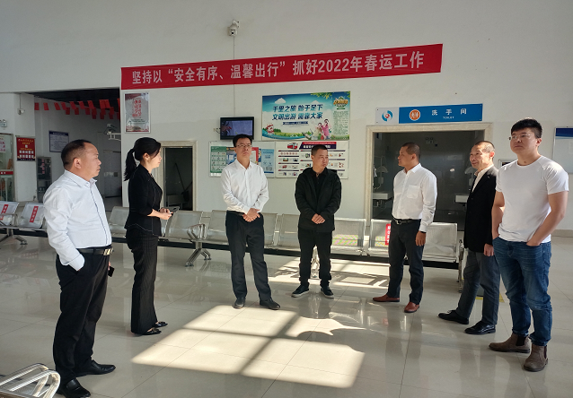 九江长运:省交通运输厅副厅长丁光明督导共青公司二十大前疫情防控、安全维稳工作