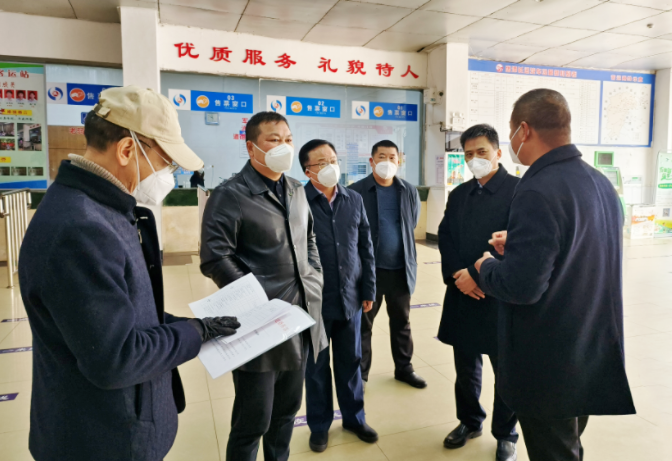市交通运输局领导莅临鹰潭长运客运站督导创建工作 肖良芝陪同