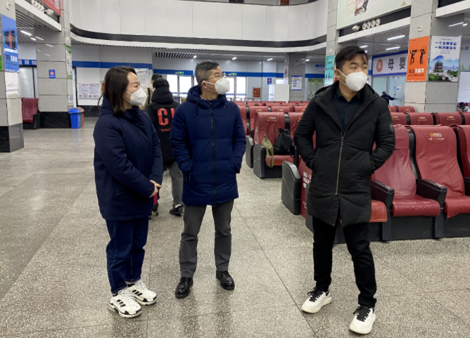 南昌交投集团综治安全组督导青山客运站安全生产等工作