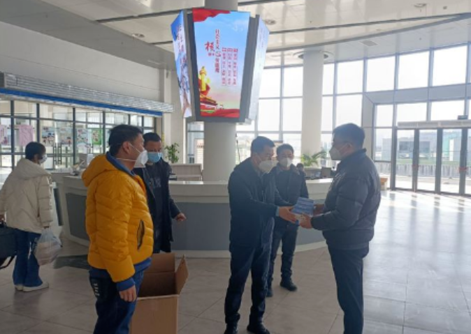 马鞍山市交运局领导慰问车站一线员工