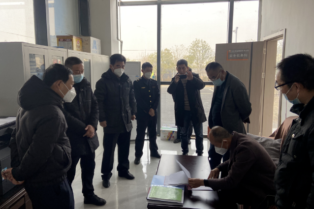 市交通局领导督导彭泽公司春运安全工作