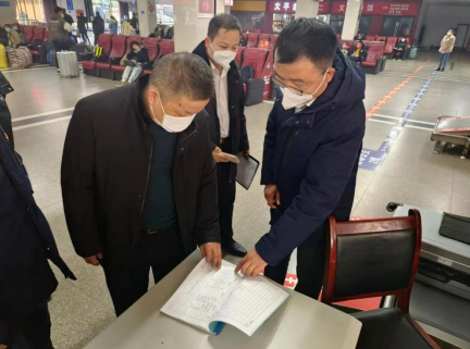 南昌交投集团检查组督导徐坊客运站安全生产