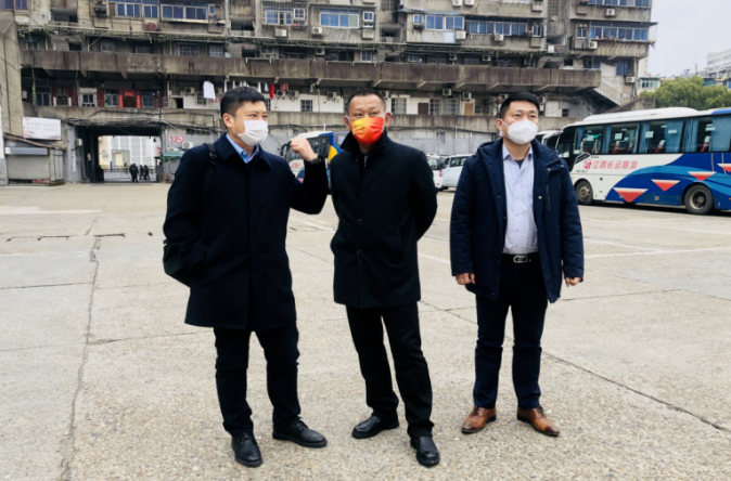 占梁督导九江长运、都市城际公交春节期间工作开展情况