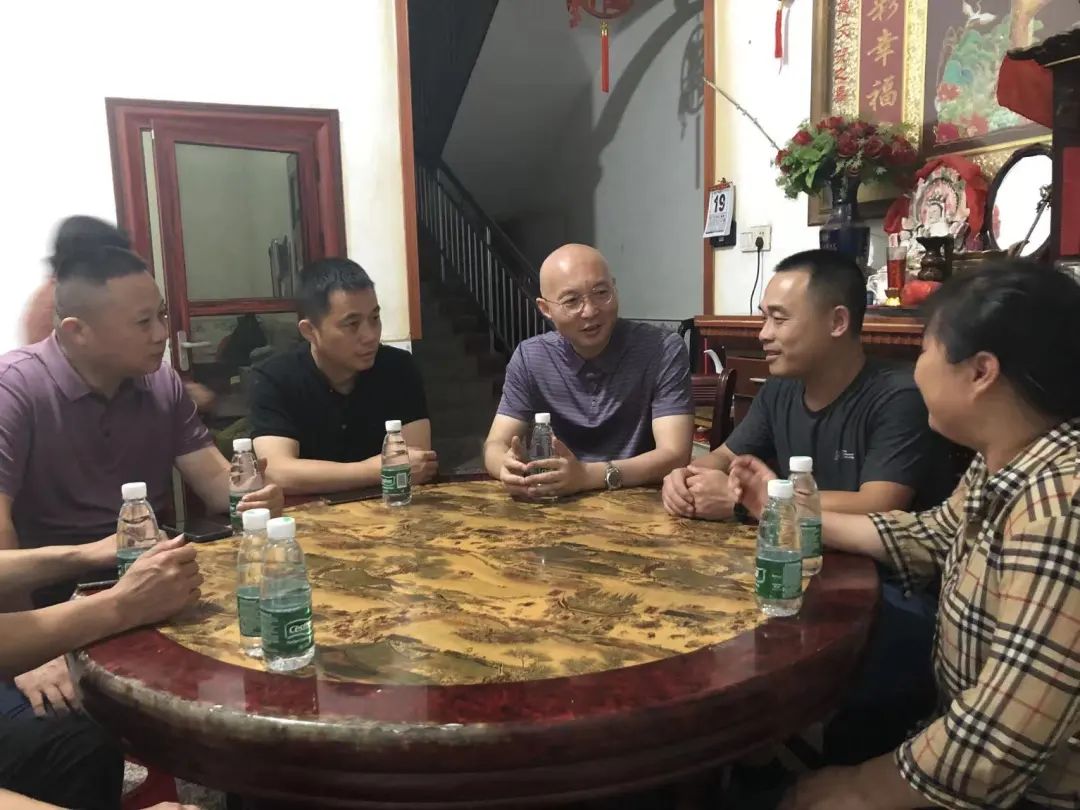 吉安公司 谈心家访 共筑平安防线