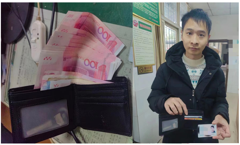 抚州长运:粗心旅客落钱包 驾驶员拾金不昧