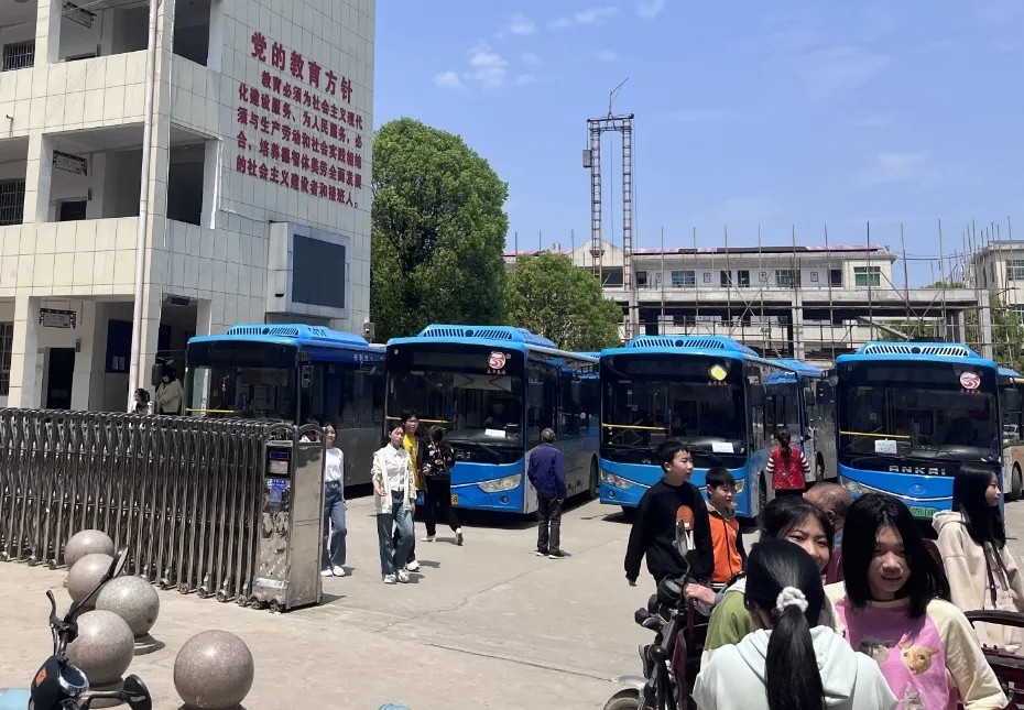 景德镇长运:乐平公交圆满完成湾头中学体育中考包车任务