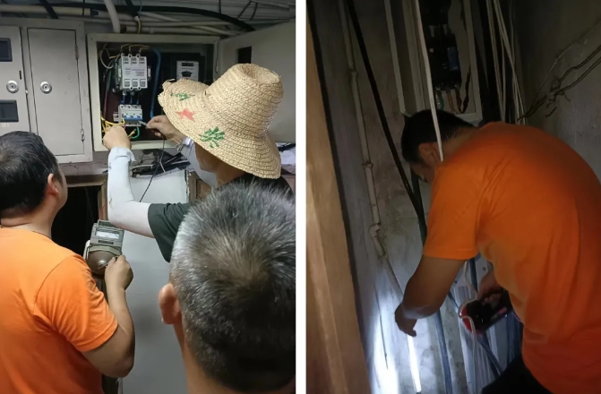 长运物业:夜间抢修线路不停歇 安全生产不含糊