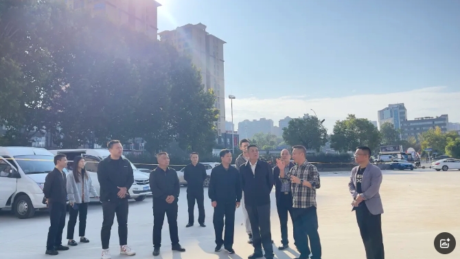 景德镇市交通运输局领导检查景德镇西客站文明创建