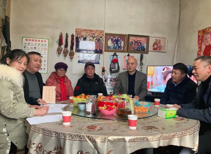 吉安公司：家访话廉洁 清风入家门